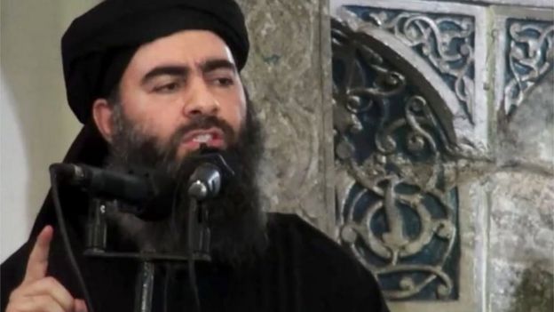 El líder de EI Abu Bakr al Baghdadi
