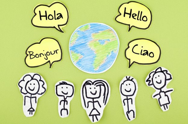 Hola en 4 idiomas