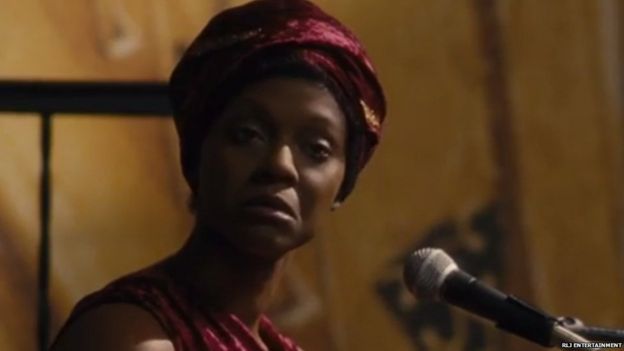 Zoe Saldana as Nina Simone in Nina