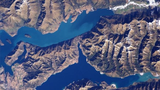 New Zealand nhìn từ vũ trụ