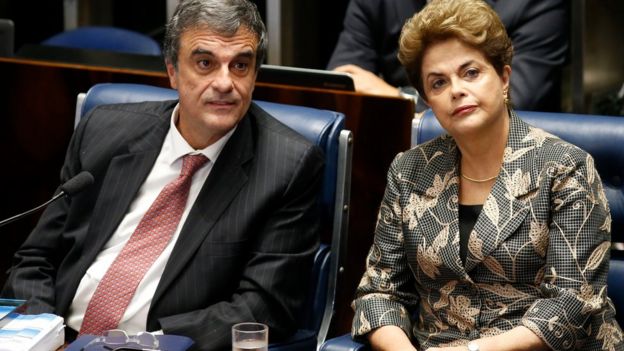 Dilma Rousseff e José Eduardo Cardozo