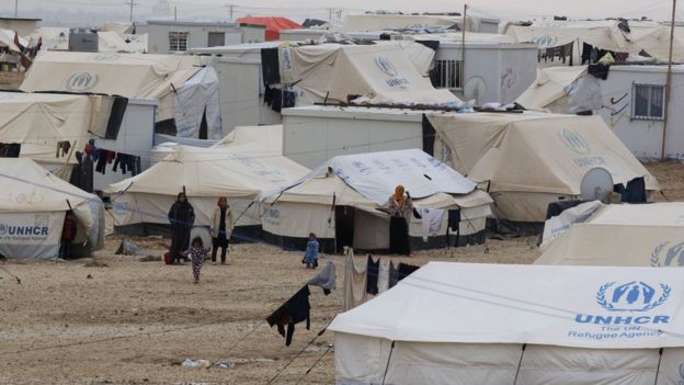 Zaatari refugee camp in Jordan (11 January 2015)