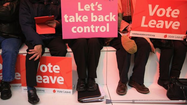 Vote Leave campaigners
