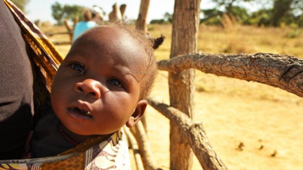Baby in Zambia