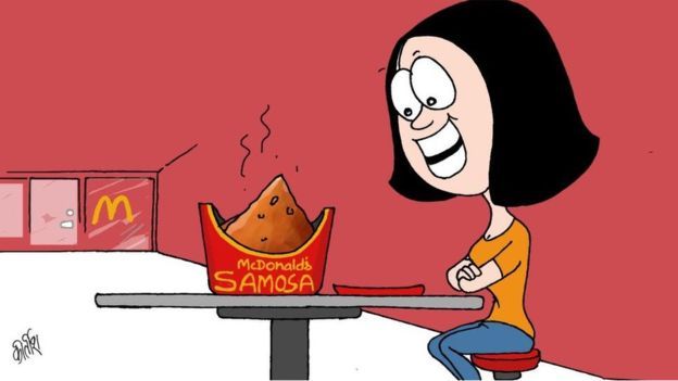 'மெக்டொனால்ட் சமோசா' - இது எப்படி?