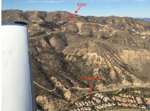 methane leak site