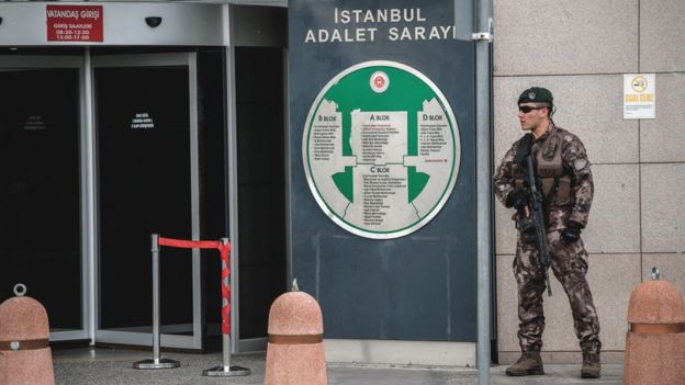 İstanbul'da bir özel harekat polisi