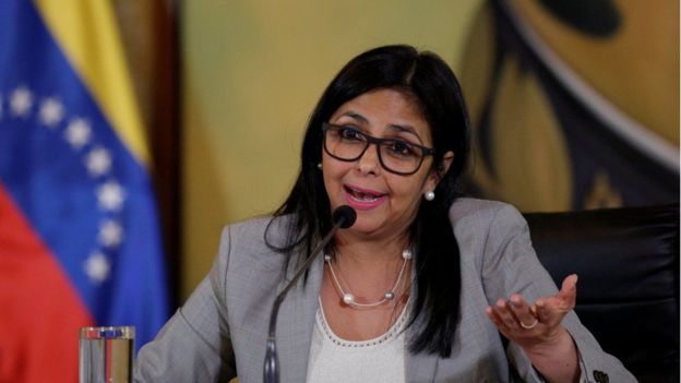 Delcy Rodríguez, canciller de Venezuela