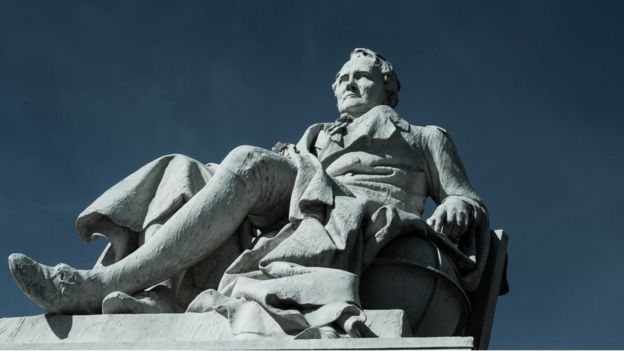 Estatua de Alexander von Humboldt.