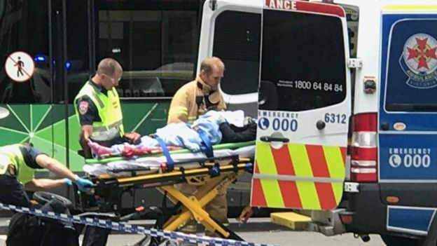 Paramedics treated as many as 20 people at the scene