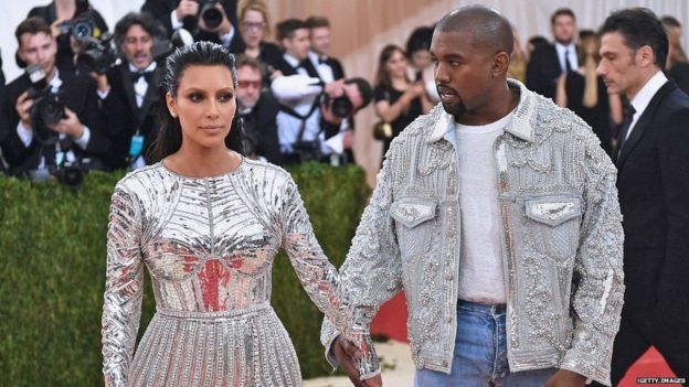 Kim Kardashian na mumewe Kanye West