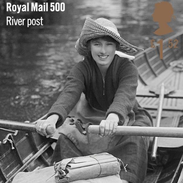 A river postwoman