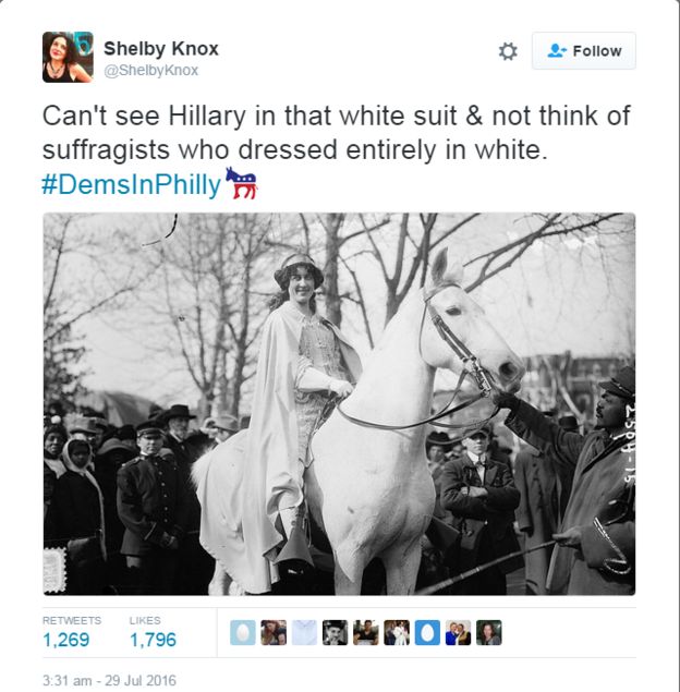 Tweet saying