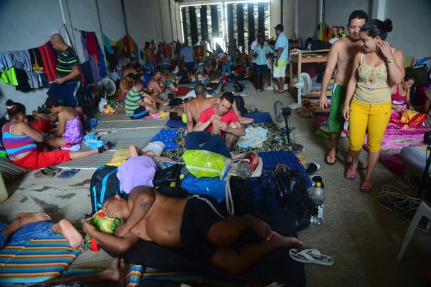 哥倫比亞圖爾沃的古巴移民難民中心