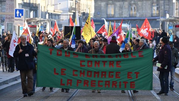 Fransa'da protestolar