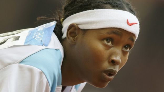 Samia Yusuf Omar of Somalia at the Beijing 2008 Olympics