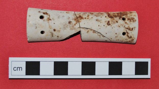 A Bronze Age wrist guard was found at Drumnadrochit [© AOC Archaeology]