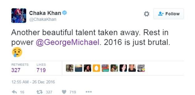 Chaka Khan tweets
