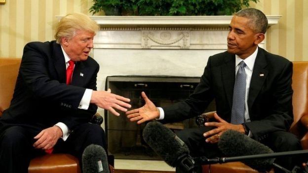 Trump and Obama