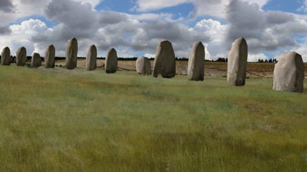 Large stones at Durrington Walls