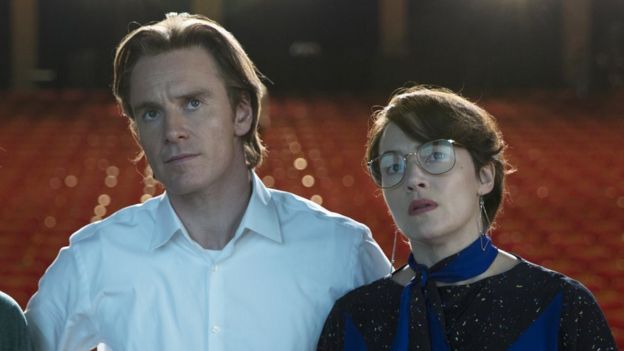 Michael Fassbender and Kate Winslet in Steve Jobs