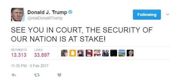 Доналд Трампын жиргээ