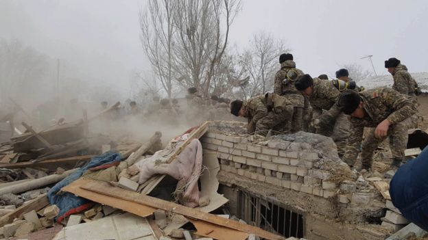 Kyrgyz crash site, 16 Jan