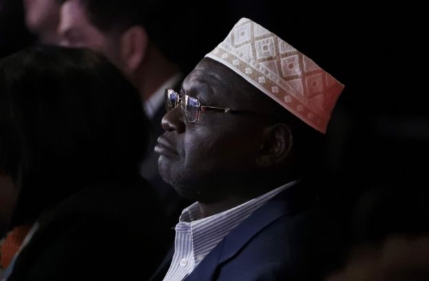 Malik Obama, el medio hermano del presidente, es uno de los invitados de Trump.
