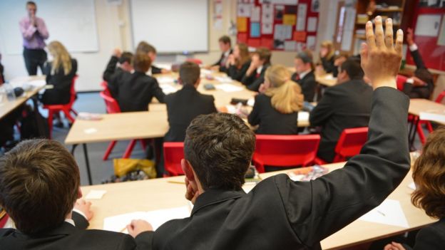 Students in classroom