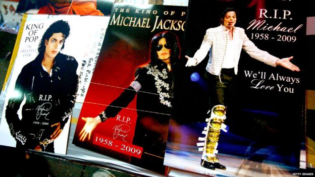 Michael Jackson memorabilia is on display for sale