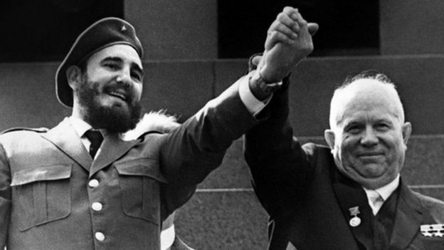 Fidel Castro & Nikita Khrushchev