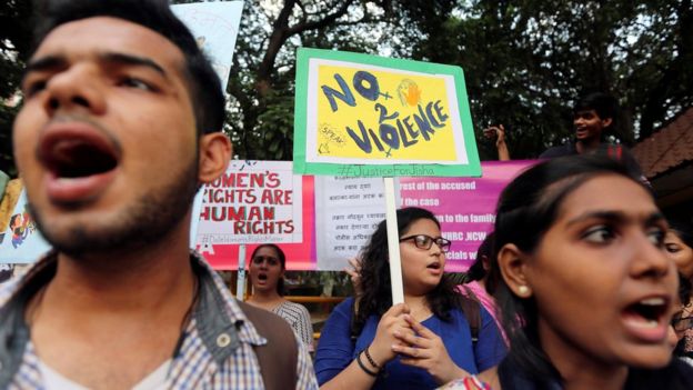protestas en India