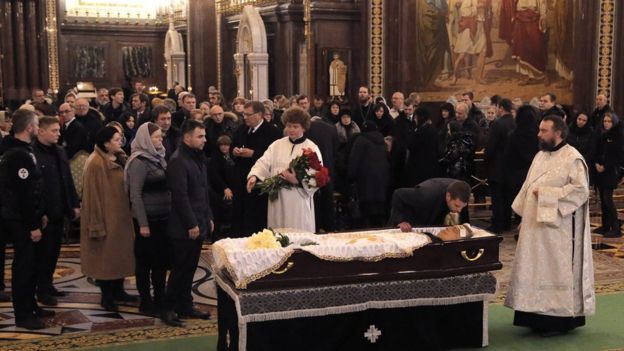 Büyükelçi Karlov'un cenazesi