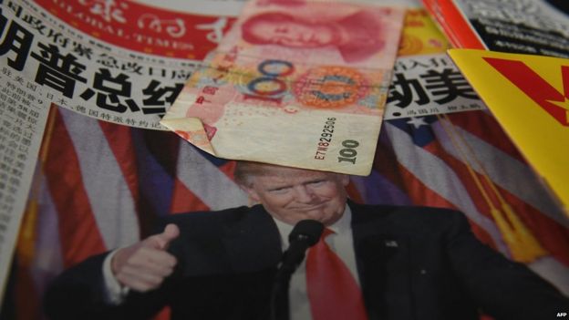 Trump y yuanes