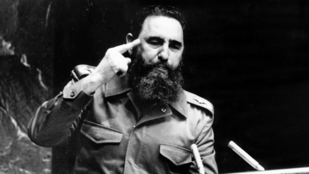 Fidel Castro ante la Asamblea de la ONU, en 1979