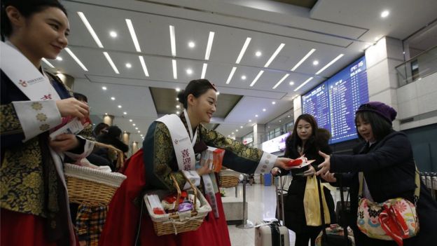 Idadi ya watalii kutoka China wanaozuru Korea Kusini huenda kushuka