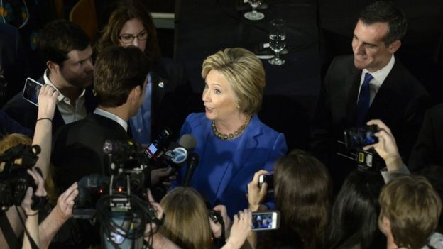 Hillary Clinton in LA, 24 March