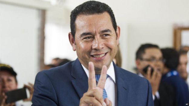 Presidential candidate Jimmy Morales