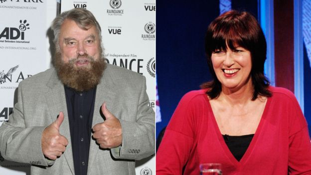 Brian Blessed and Janet Street-Porter