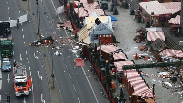 தாக்குதல் நடந்த மார்க்கெட் பகுதி