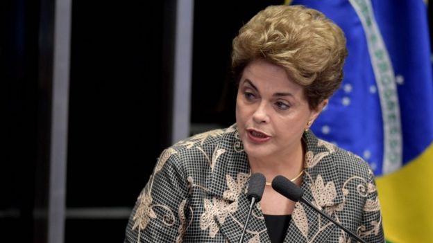 Dilma Rousseff testifies in the Senate, 29 August