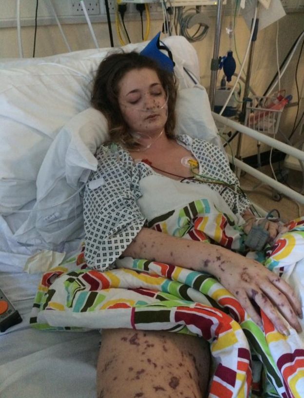 Charlene Colechin no hospital