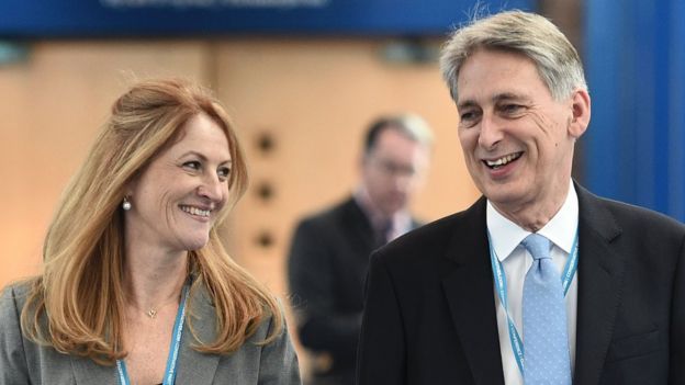 Philip Hammond and his wife Susan Williams Walker