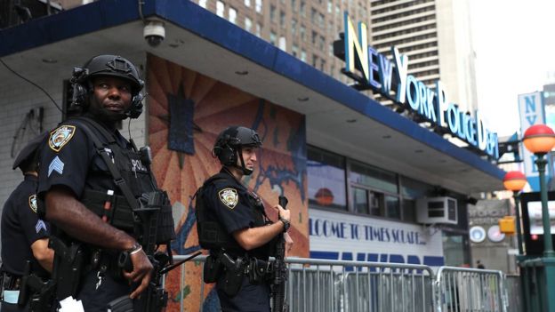 Police at Times Square