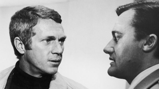 As the scheming Chalmers in Bullitt with Steve McQueen