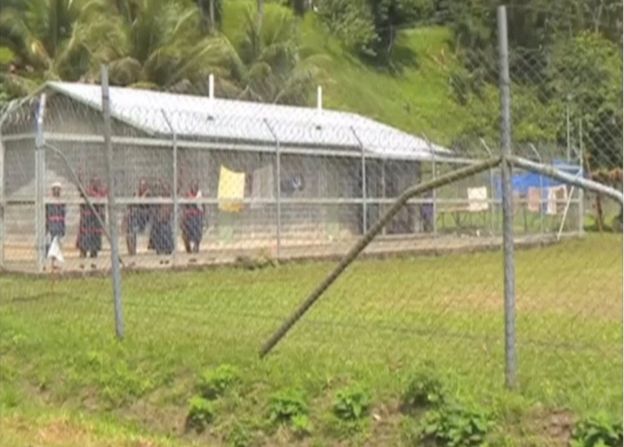 A general view of the Buimo prison in Lae, Papua New Guinea, is seen in this still image taken from video 25 February 2016