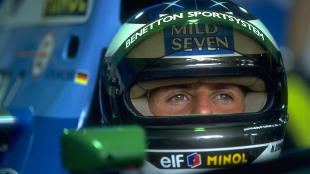 Michael Schumacher corriendo por Benetton
