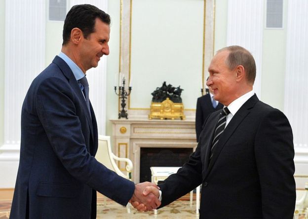 Vladimir Putin y Bashar al Asad