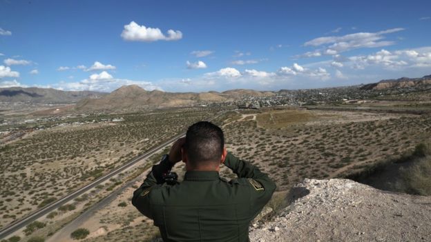 دورية لحري الحدود على الحدود الأمريكية المكسيكية