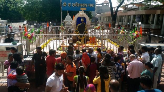 The Shani Singhnapur temple, 2 Apr